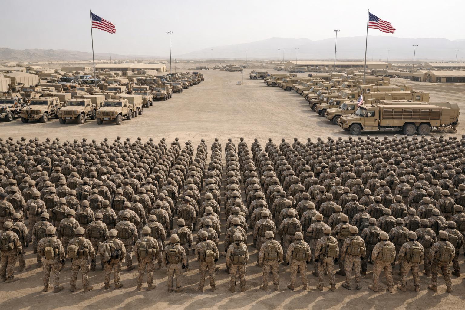 US troop presence in Middle East exceeds 50,000