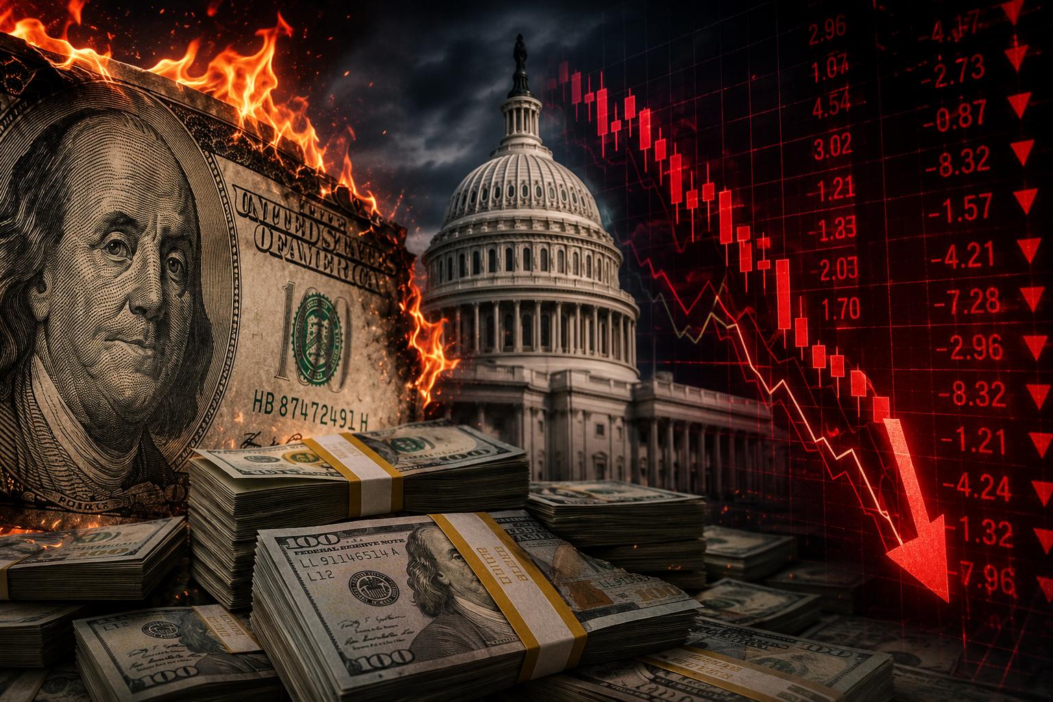 US National Debt Surpasses Size of Entire Economy