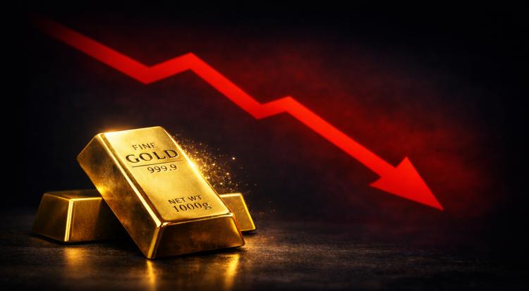 Gold Crashes 8% in Worst Single-Day Drop Since 2013 After Record Highs