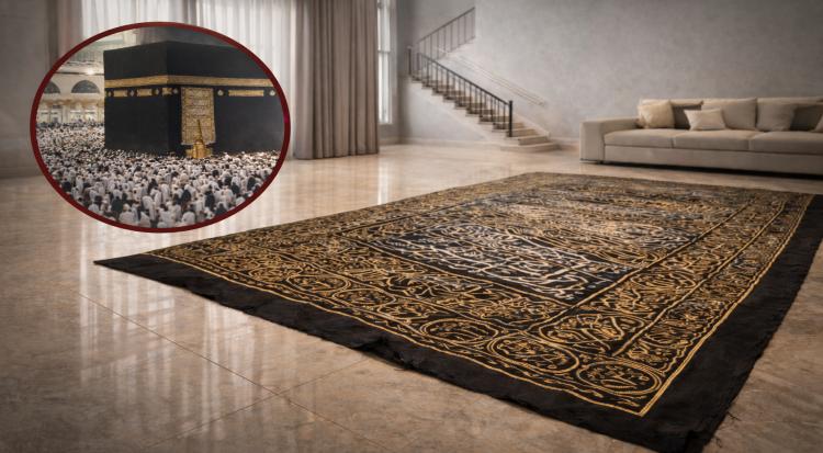 Epstein Used Sacred Kaaba Cloth as Rug in Infamous Mansion