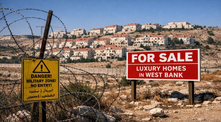 West Bank Settlement Real Estate Advertised to Overseas Investors