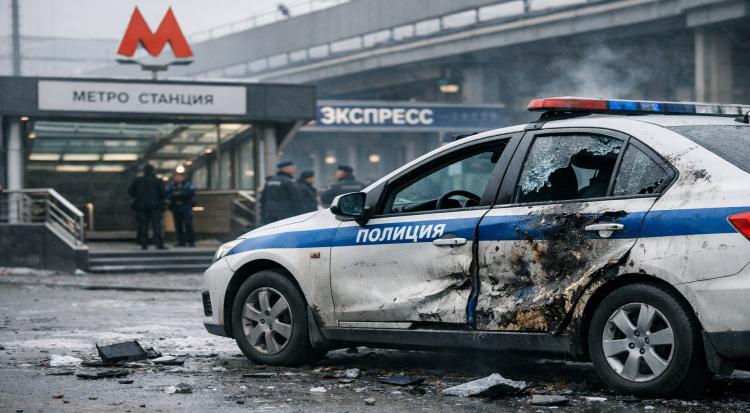 Russian Police Officer Killed After Man Detonates Bomb in Moscow