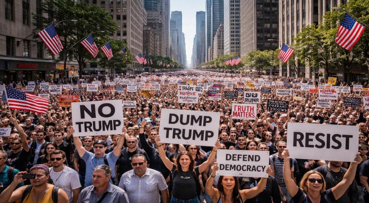 Anti-Trump Protests Draw Millions Across 3,000+ U.S. Events