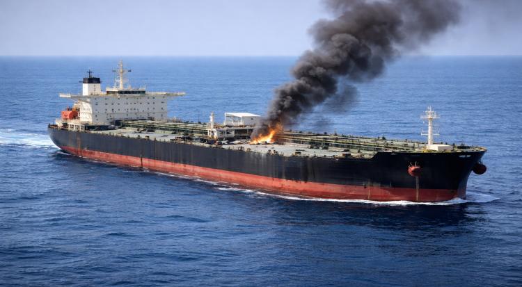 Oil Tanker Near Dubai Hit in Suspected Iranian Strike