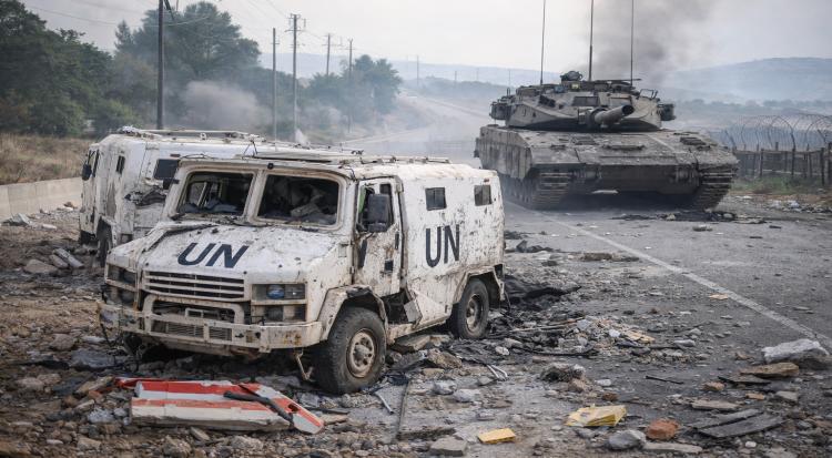 UN Says Israeli Tank Rammed Peacekeeper Vehicles in Lebanon