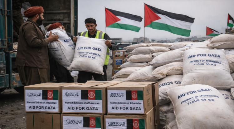 Taliban-led Afghanistan sends 530 tonnes of aid to Gaza