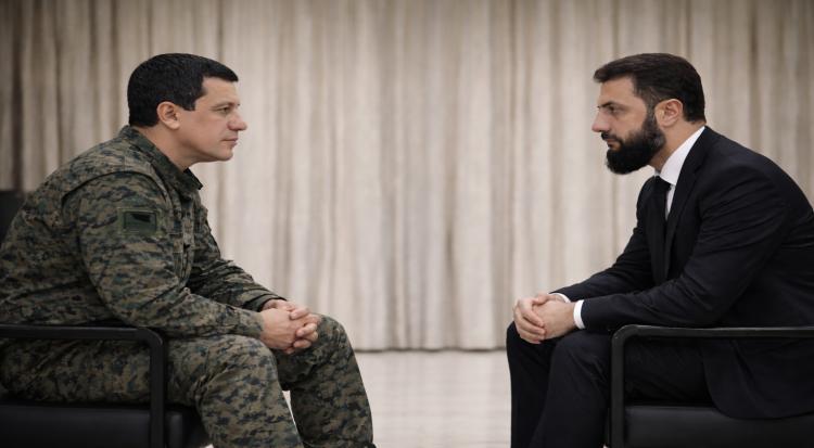 Ahmad al-Sharaa Meets Mazloum Abdi Over Next Phase of SDF Integration