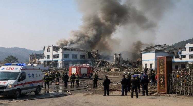 Explosion at China Fireworks Factory Kills 26