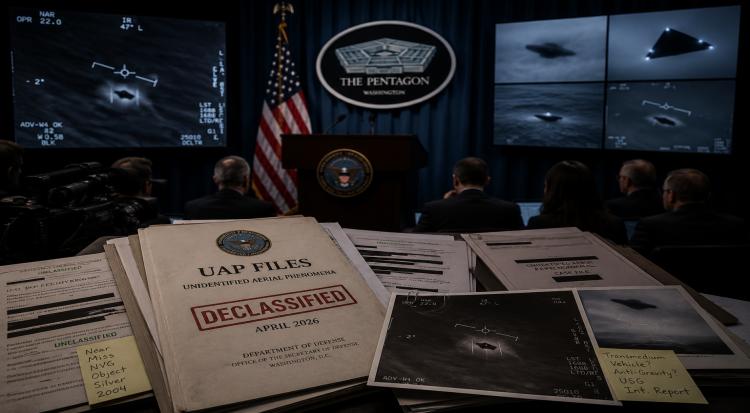Pentagon Releases First Batch of UFO Investigation Files