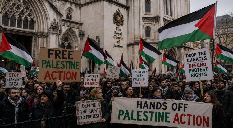 UK Court Sends Palestine Action Activists Back to Jail