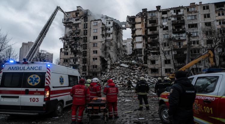 24 Killed in Russian Strike on Kyiv Apartment Block
