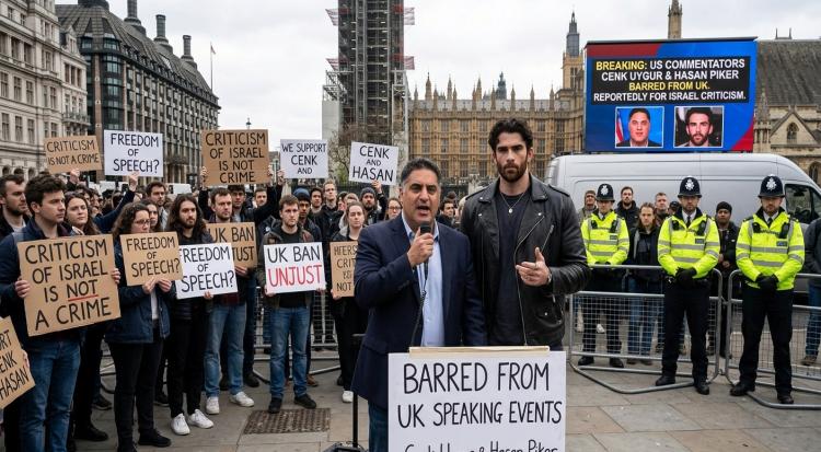 UK Bars Cenk Uygur and Hasan Piker Over Israel Criticism Row