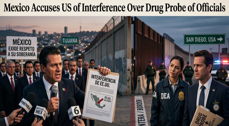 Mexico Accuses US of Interference Over Drug Probe of Officials