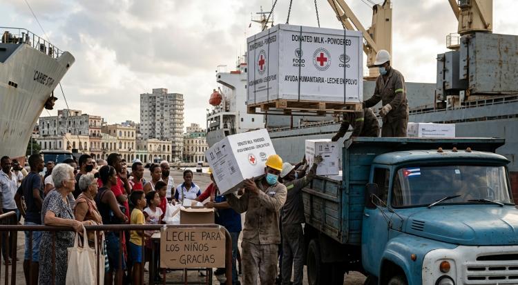 Donated Milk Arrives in Cuba as Economic Crisis Deepens
