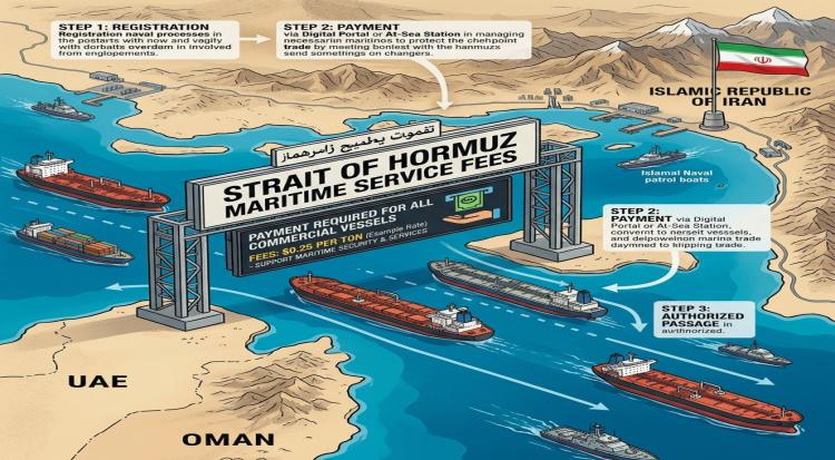 Iran Seeks Service Fees for Ships Crossing Strait of Hormuz