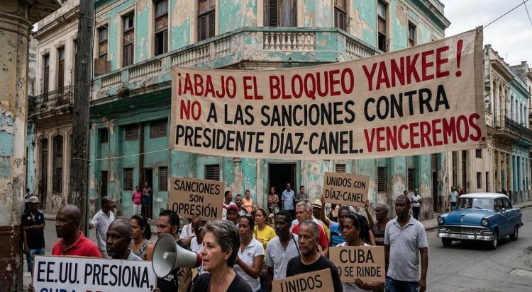 US Raises Pressure on Cuba With Sanctions on President Diaz-Canel Amid Crisis