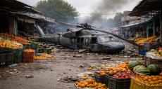 Four Dead After Iranian Army Helicopter Crashes into Fruit Market