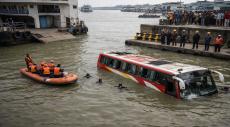 At least 24 killed after bus plunges into river in Bangladesh
