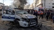 Israeli Strike in Gaza Kills Five Police Officers and 13-Year-Old Boy