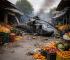 Four Dead After Iranian Army Helicopter Crashes into Fruit Market