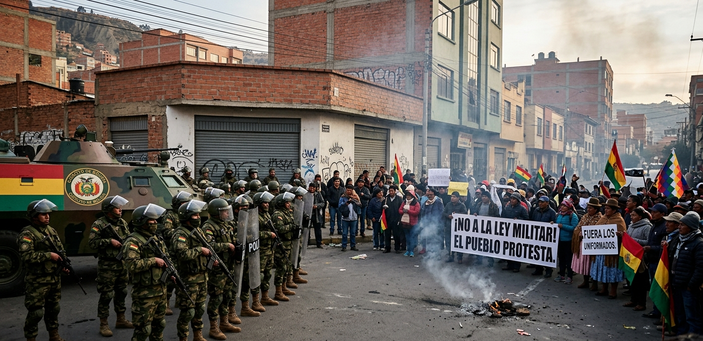 Bolivia Approves Military Action Against Protesters