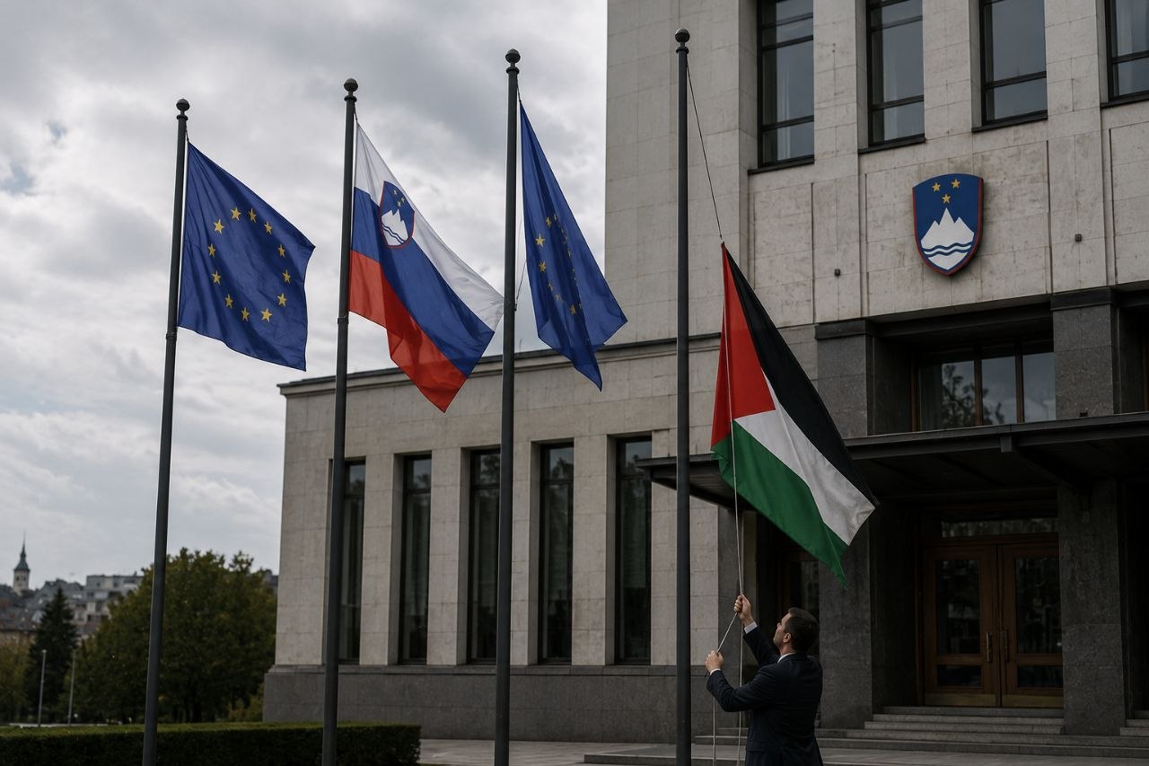 Palestinian Flag Removed as Slovenia's New PM Signals Pro-Israel Shift