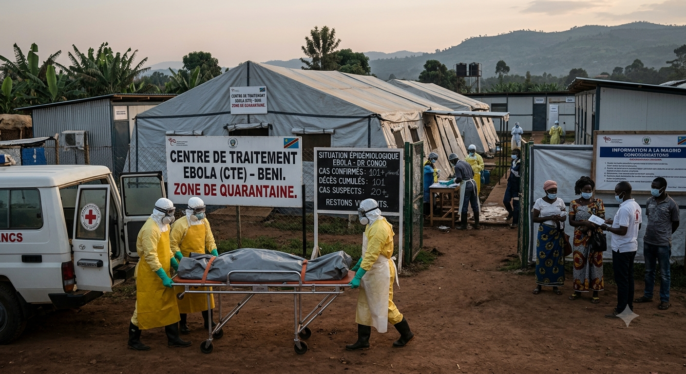 Ebola Death Toll in DR Congo Climbs to 101 as Cases Rise