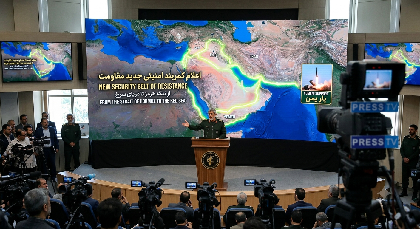 Quds Force Chief Announces New Security Belt From Hormuz to Red Sea