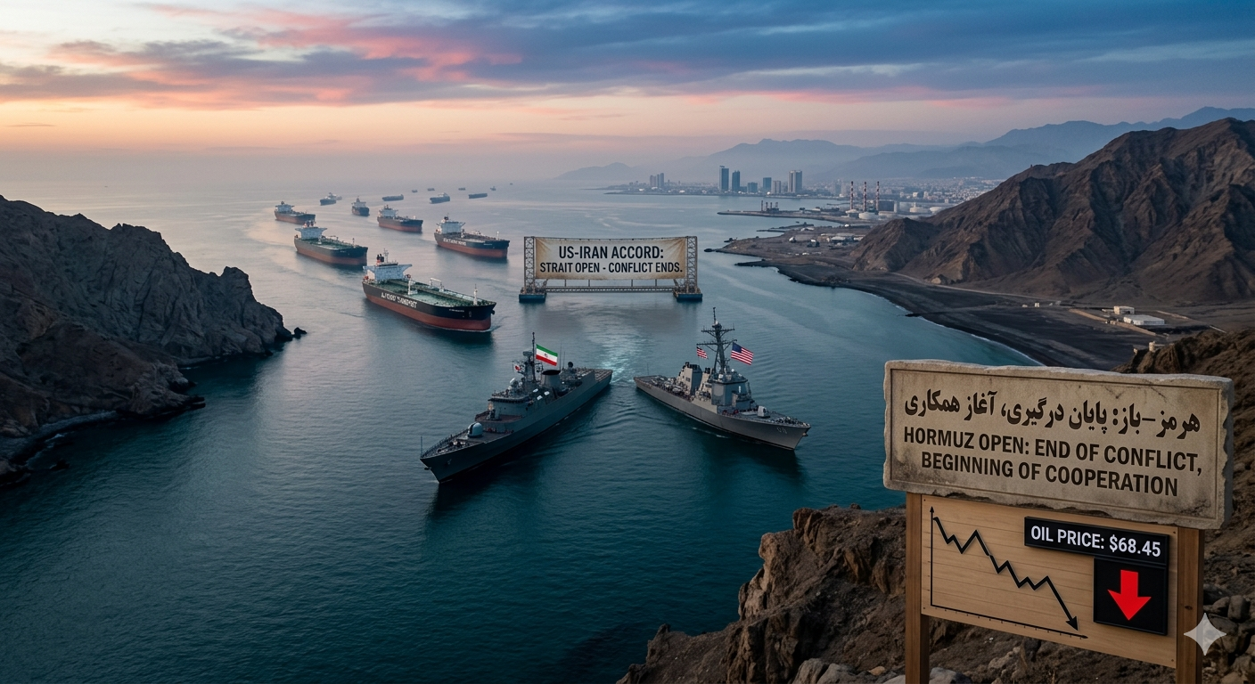 US-Iran Deal to End Conflict and Reopen Strait of Hormuz Sends Oil Prices Falling