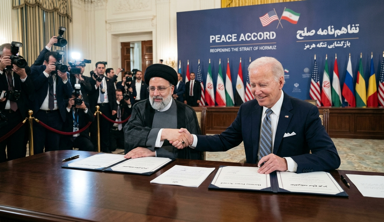 US and Iran Agree Peace Deal to End War and Reopen Strait of Hormuz, Signing Set for Friday
