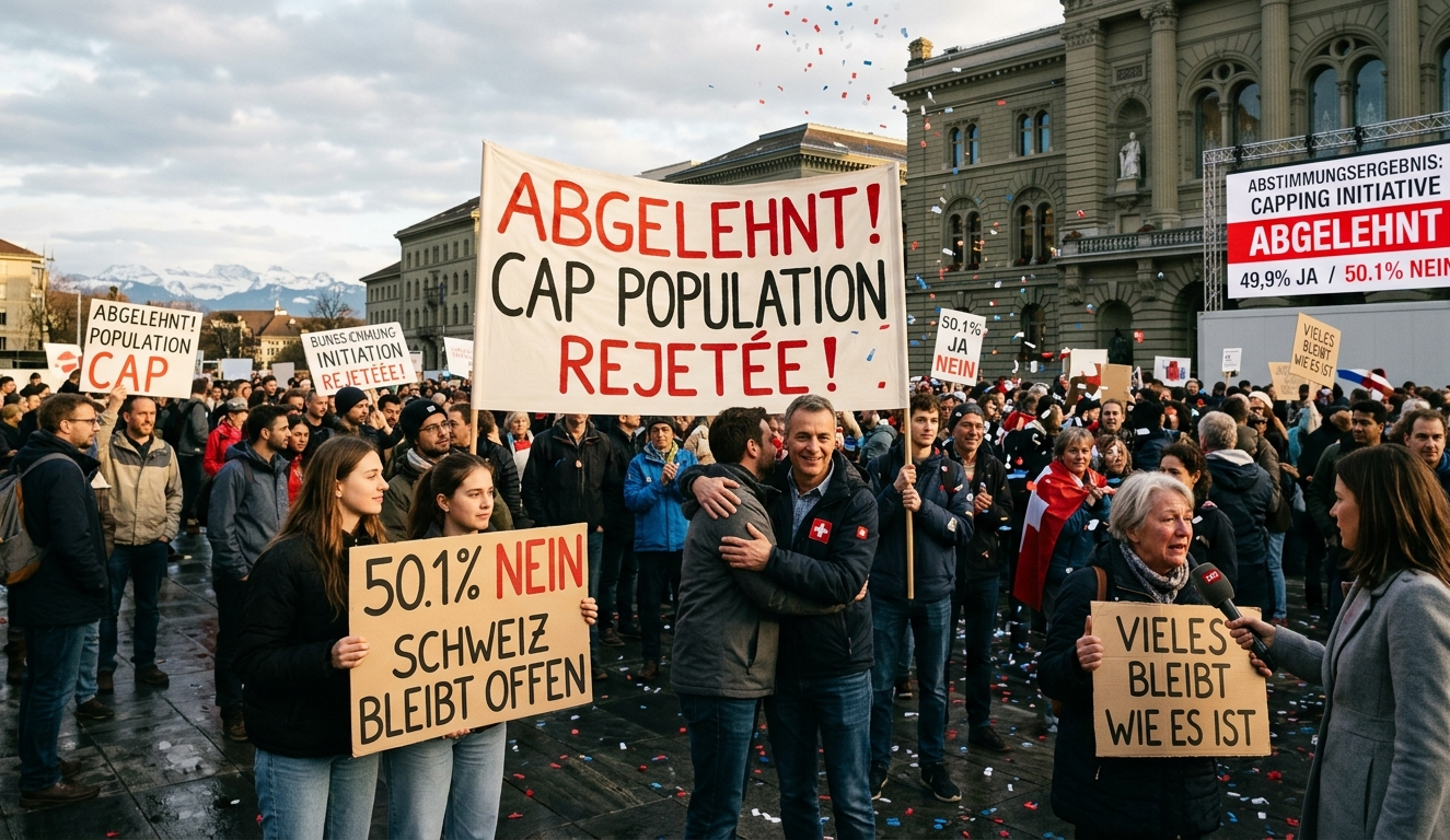 Swiss Right-Wing Plan to Cap Population Rejected by Narrow Margin