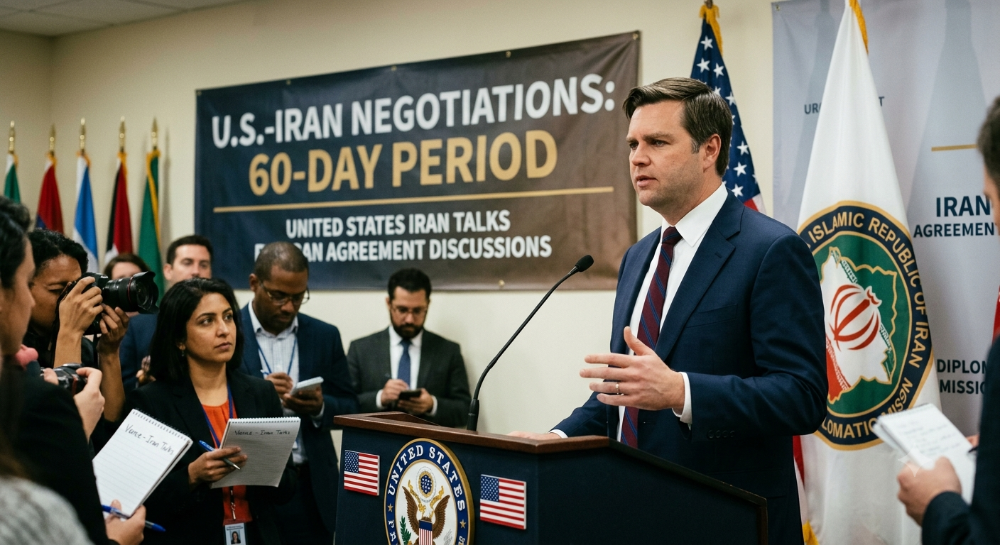 US-Iran 60-Day Negotiating Period Begins Thursday, VP Vance Says
