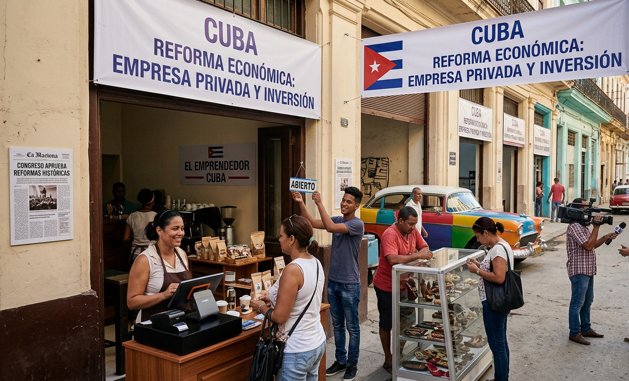 Cuba Approves Major Economic Reforms Opening Private Enterprise and Investment