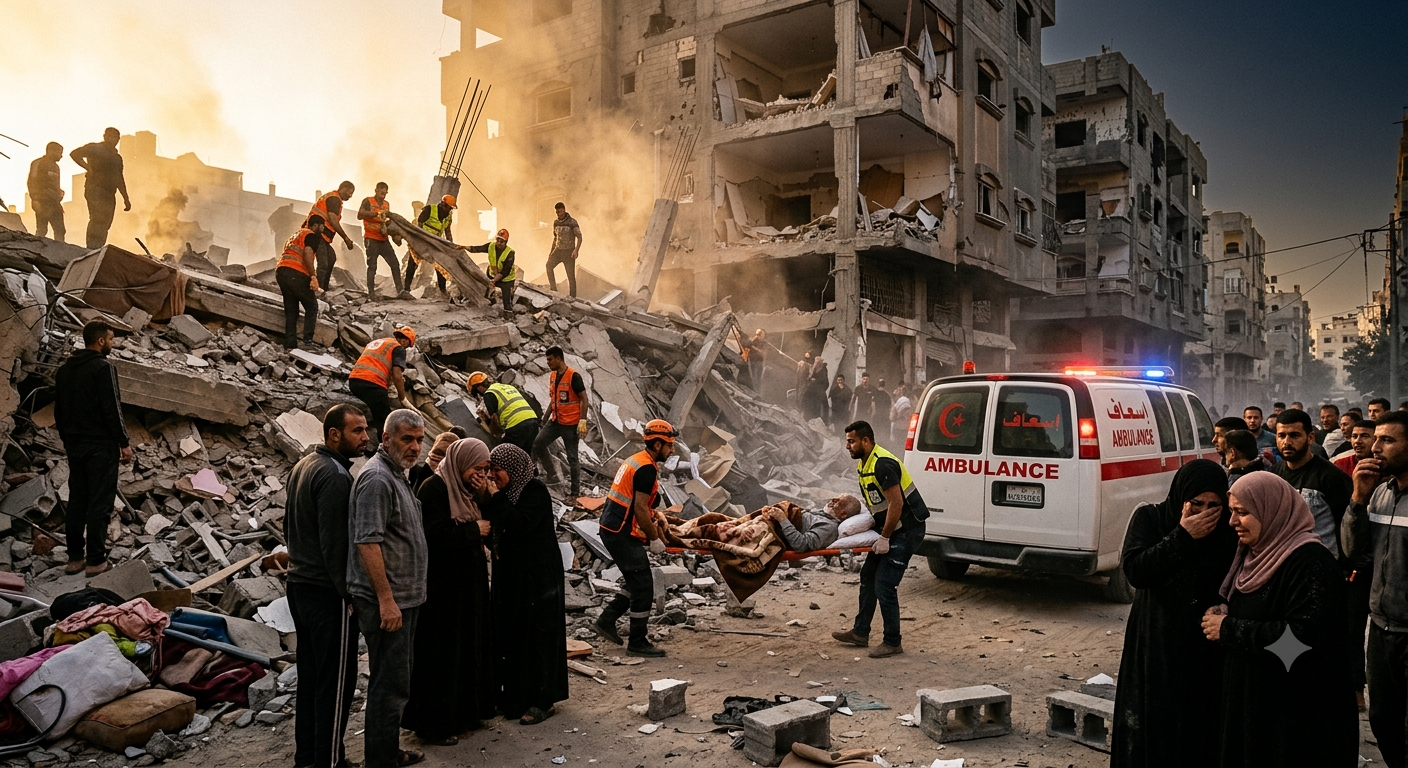 Israeli Strike Kills Two Children in Gaza Despite Ongoing Ceasefire Claims