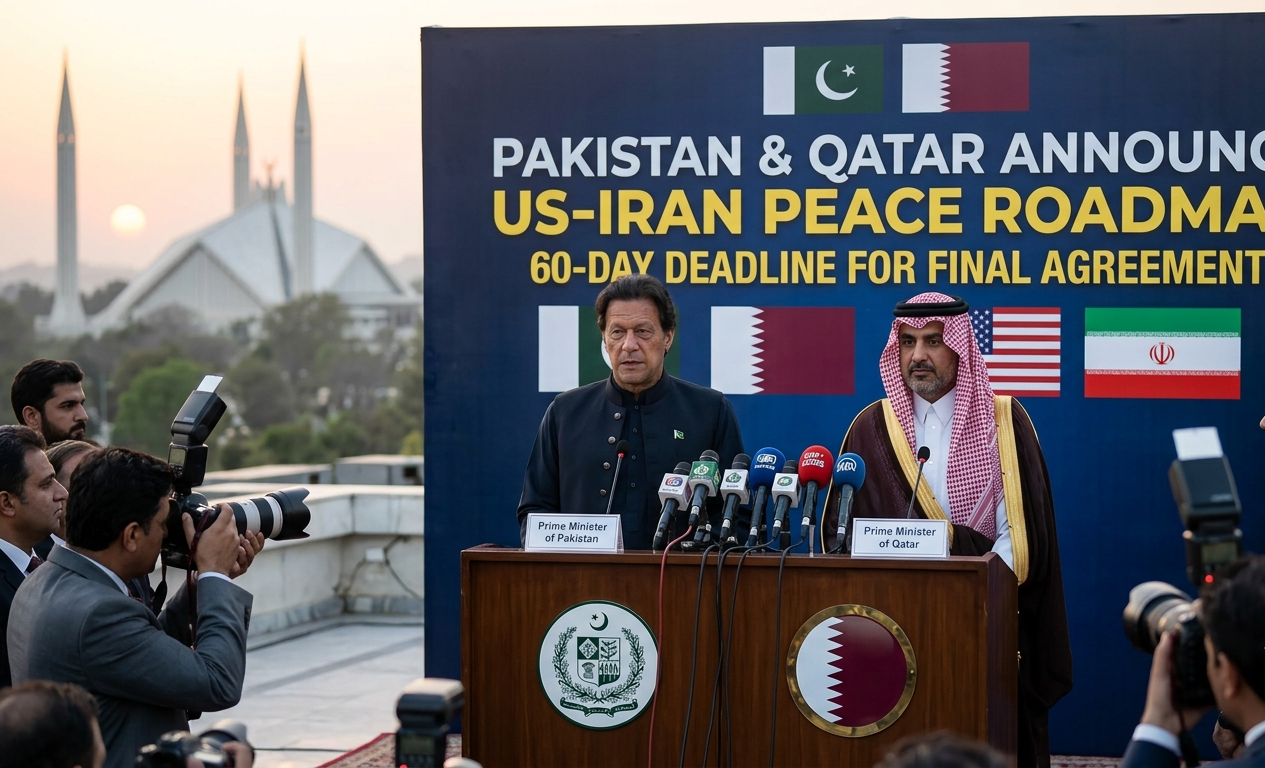 Pakistan and Qatar mediate US-Iran talks with 60-day roadmap toward final deal