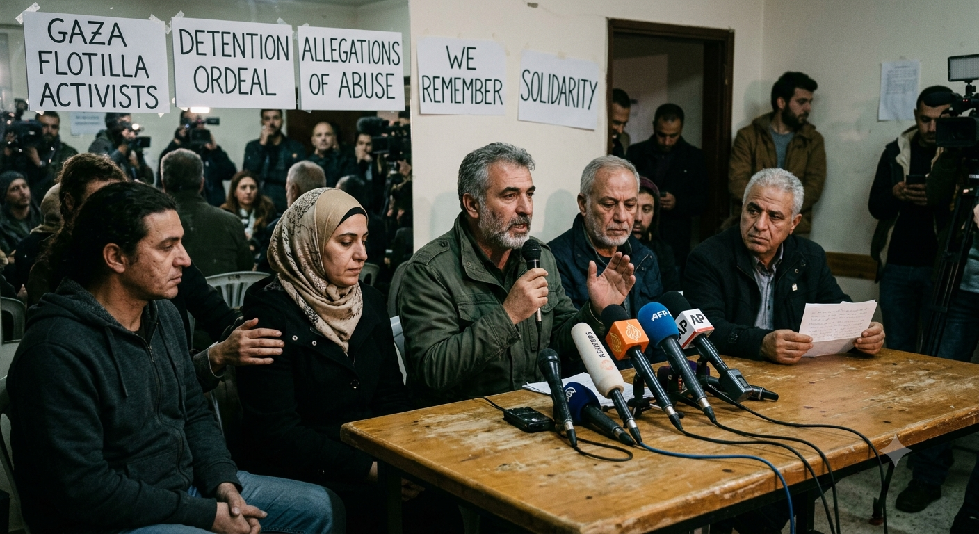 Gaza Flotilla Activists Recount Israeli Detention Ordeal Amid Abuse Allegations