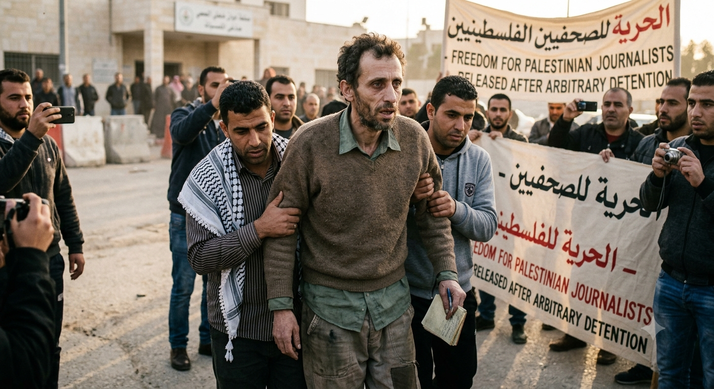 Shocking Photo of Freed Palestinian Journalist Shows Conditions in Israeli Prisons
