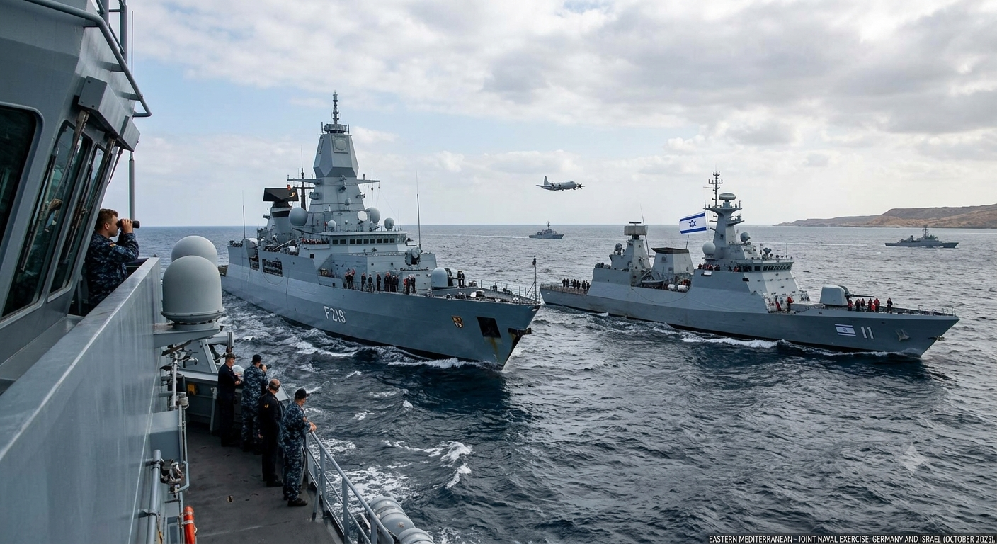 Germany holds naval exercise with Israel amid Gaza war