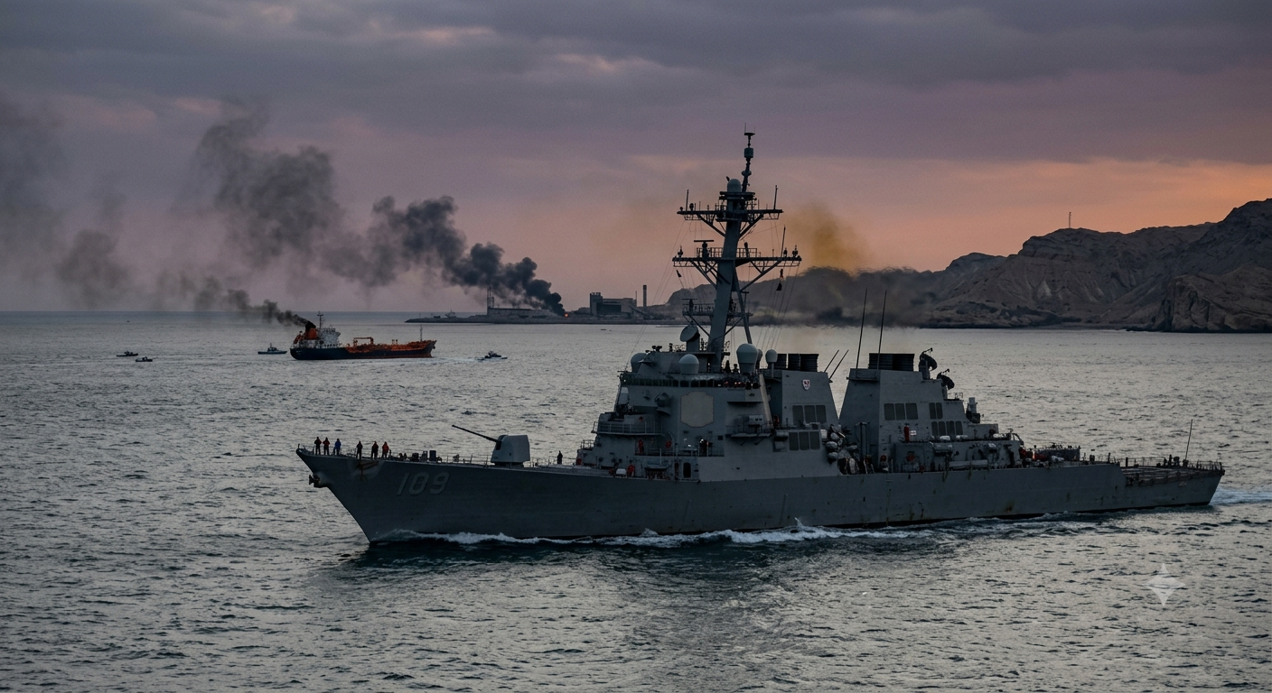US Carries Out Fresh Strikes Against Iran After Tanker Struck in Hormuz, Escalating Hostilities