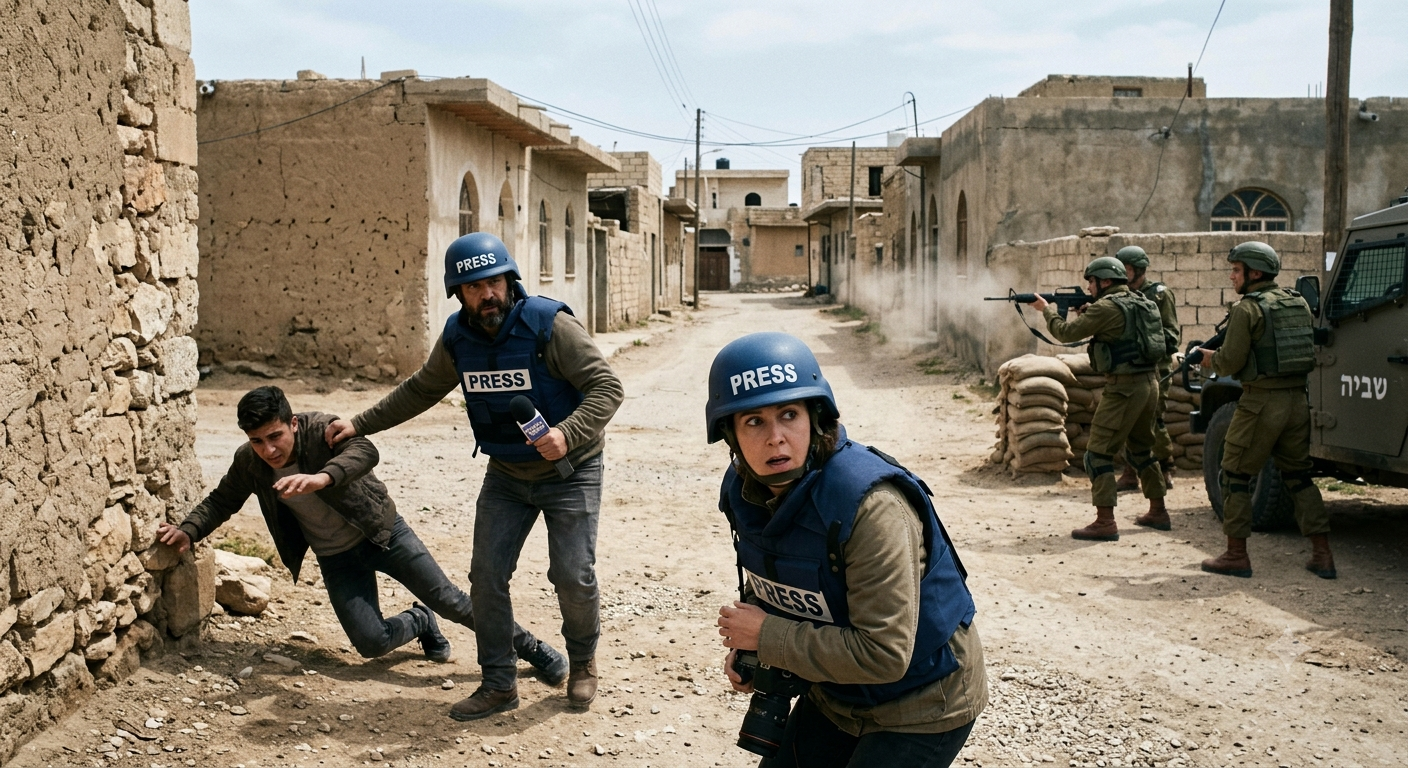 Israeli Soldiers Shoot at Journalists in Syrian Village During Reporting on Military Incursion