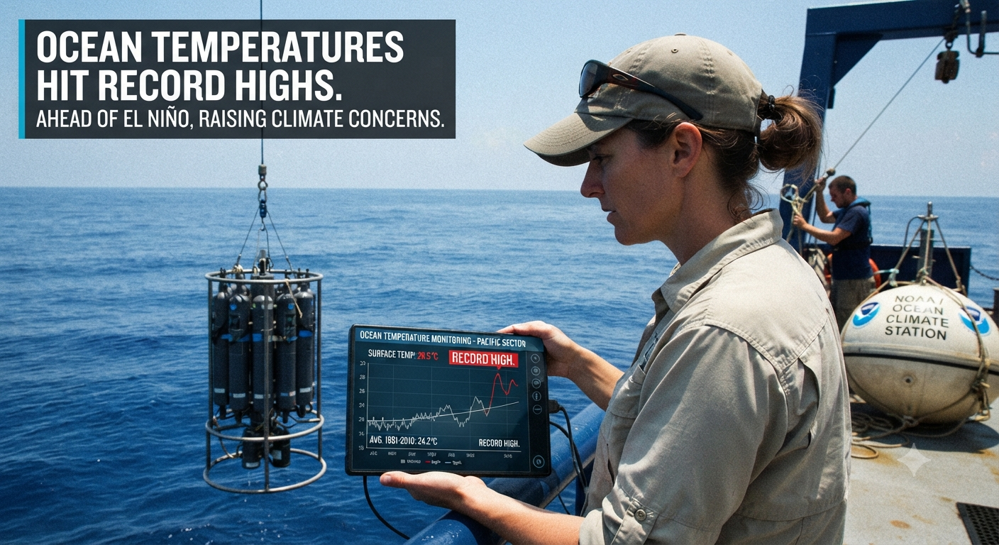 Ocean Temperatures Hit Record Highs Ahead of El Niño, Raising Climate Concerns