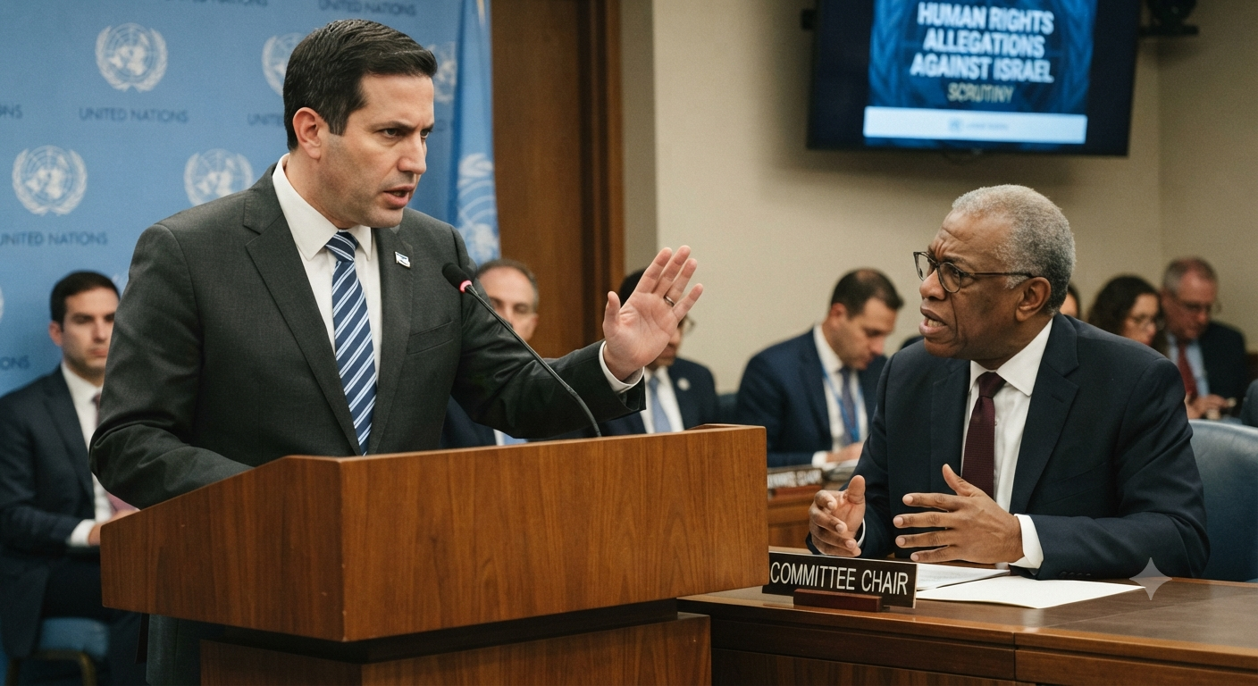 Danny Danon Clashes With UN Officials as Human Rights Allegations Against Israel Draw Scrutiny