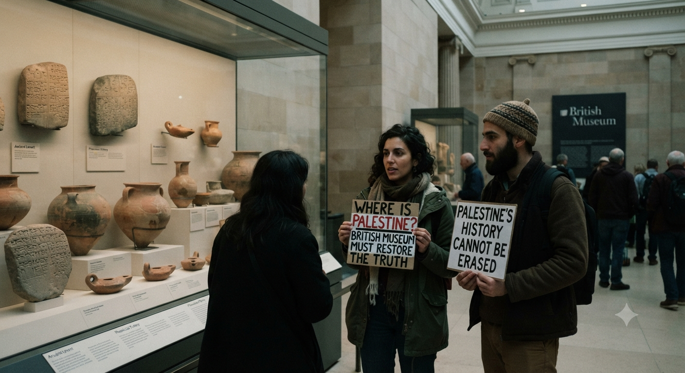 British Museum Faces Scrutiny Over Claims About Removing ‘Palestine’ From Exhibition Displays