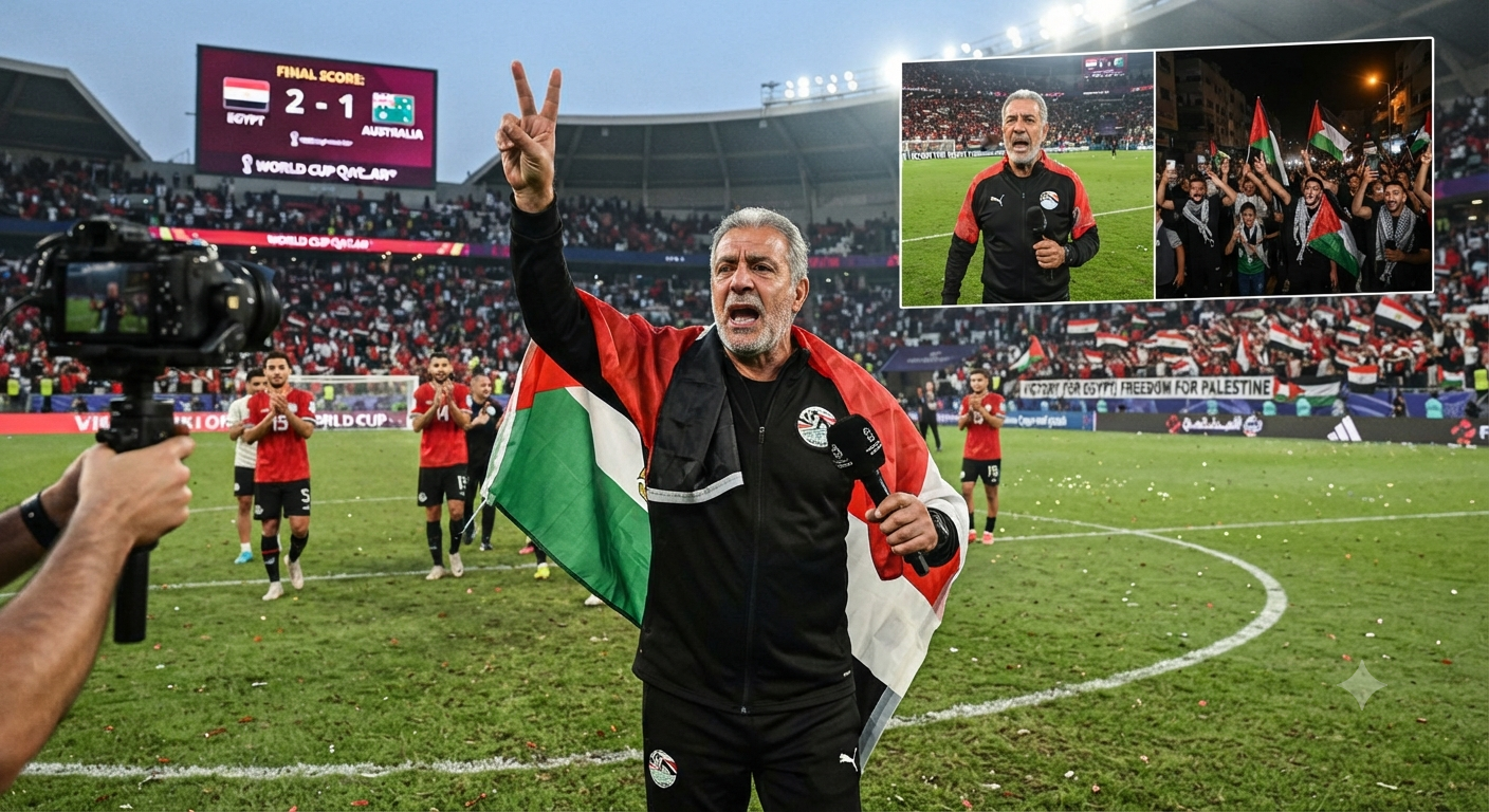 Egypt Coach Dedicates World Cup Win Over Australia to Palestine as Gaza Celebrates