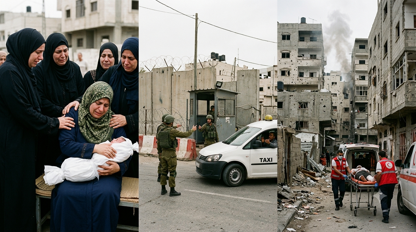 Palestinian Infant Dies After Checkpoint Delay; Teenager Killed During Qalandiya Camp Raid