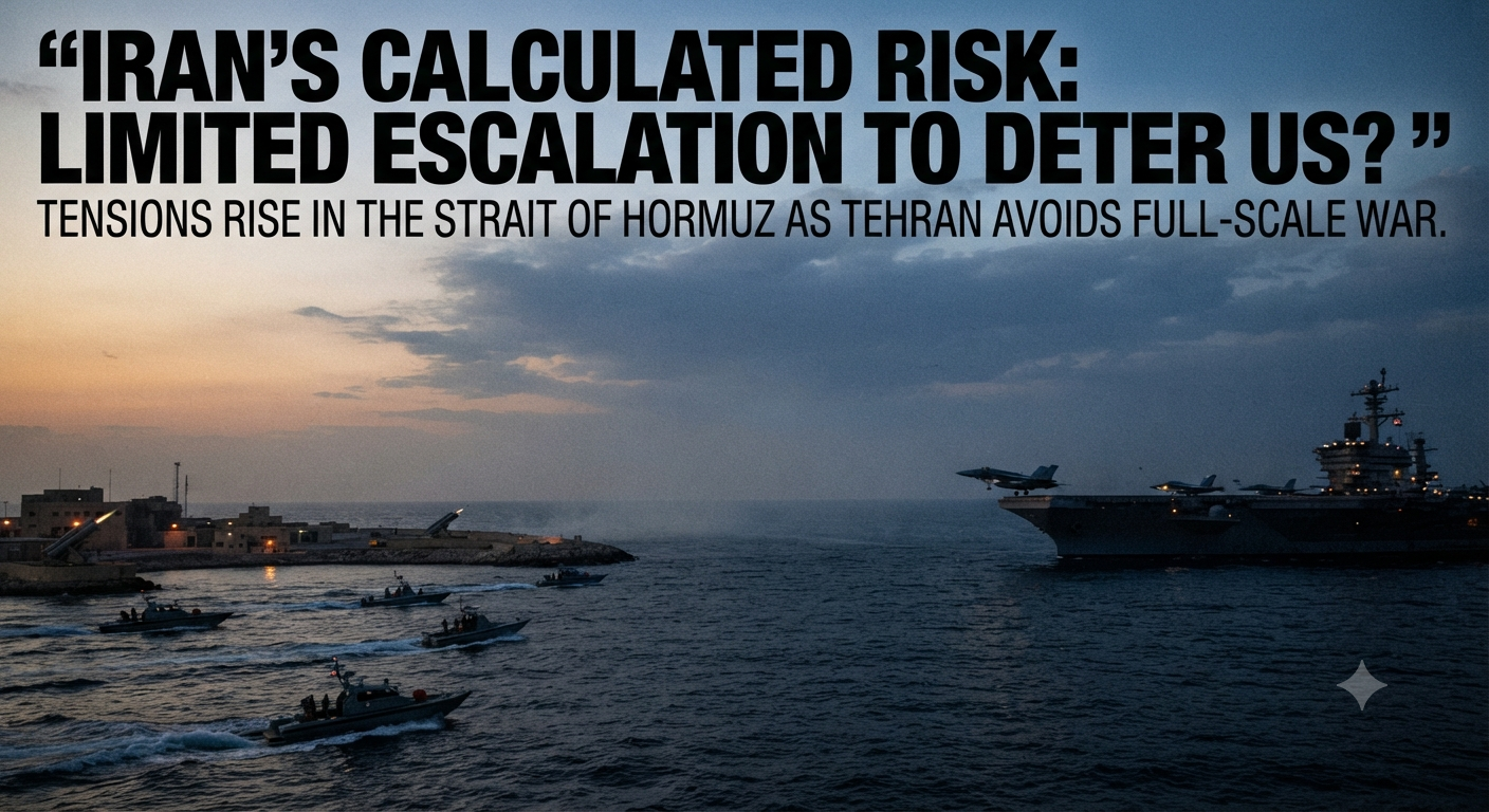Iran Bets Limited Escalation Will Deter US Without Triggering Full-Scale War
