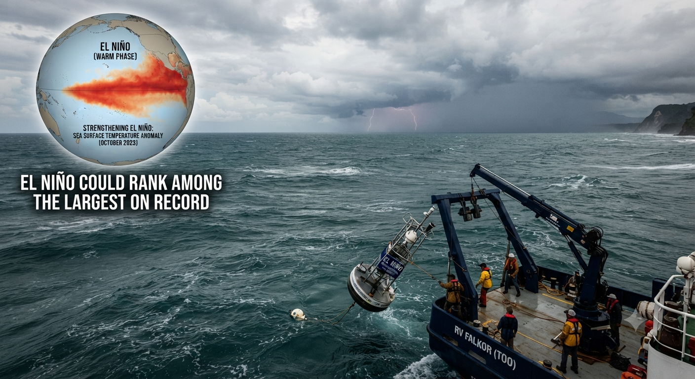 Strengthening El Niño Could Rank Among the Largest on Record