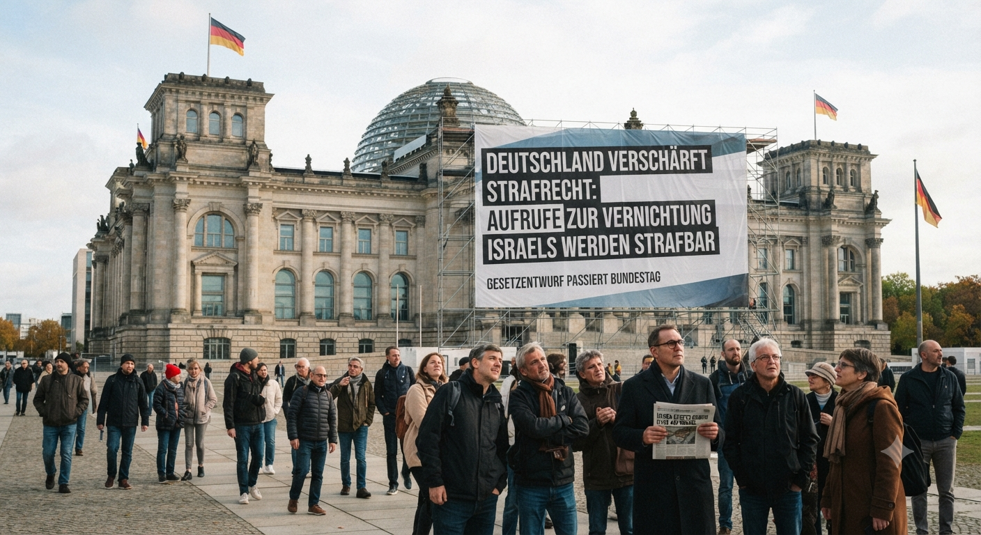 Germany Advances Bill to Criminalize Calls for Israel’s Destruction