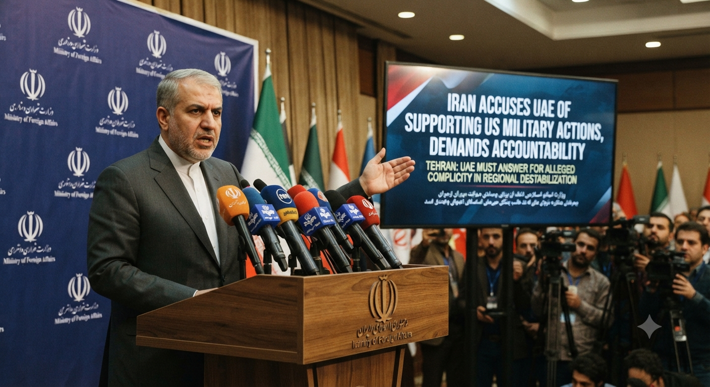Iran Accuses UAE of Supporting US Military Actions, Demands Accountability