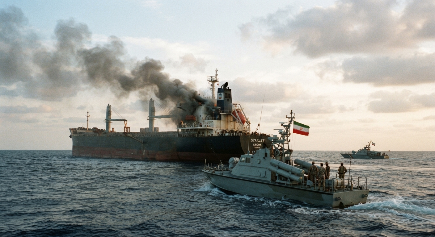 Iranian Media Reports Ship Hit After Allegedly Ignoring Naval Warnings